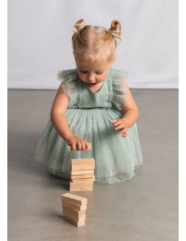 Rochie din tul cu bentita bebe Lago