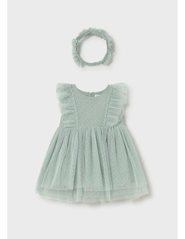 Rochie din tul cu bentita bebe Lago