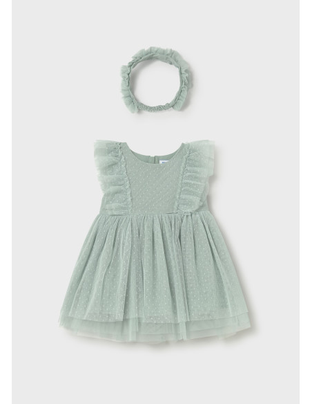 Rochie din tul cu bentita bebe Lago