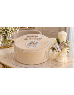 Set Cufar si Lumanare de Botez "LEU"