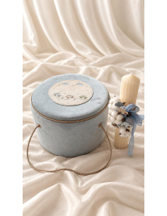Set Cufar si Lumanare botez-Masinute