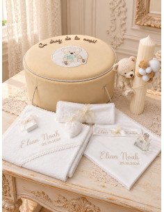 Set cufar si lumanare personalizat Elian 2