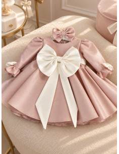 Rochie botez "Rebeca"-rose 2