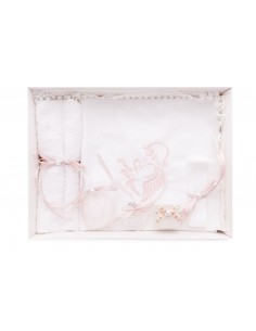 Trusou de botez Quick Box înger roz