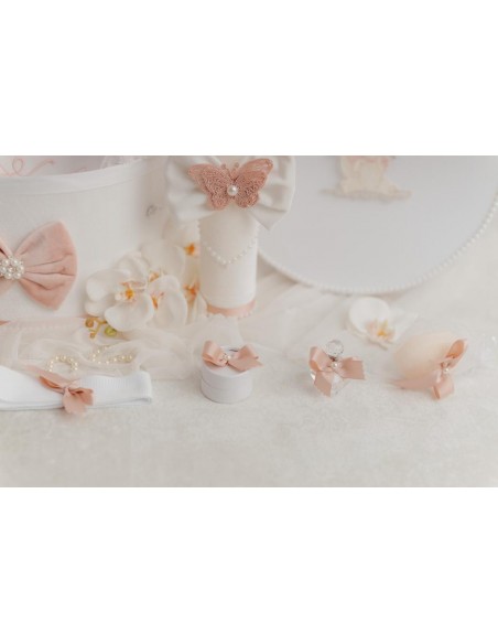 Trusou botez white & rose