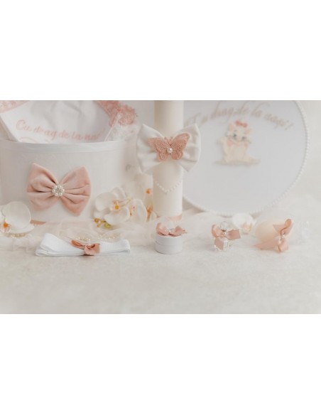 Trusou botez white & rose