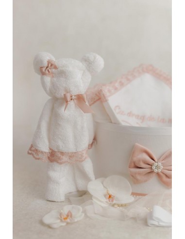 Trusou botez white & rose