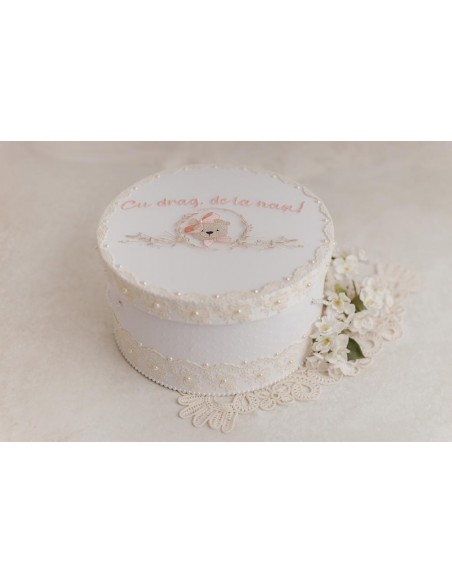 Trusou botez ursulet-rose