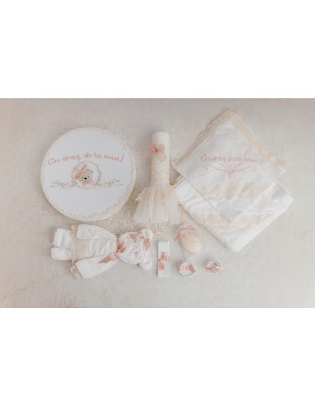 Trusou botez ursulet-rose