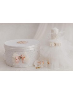 Trusou botez elegant white